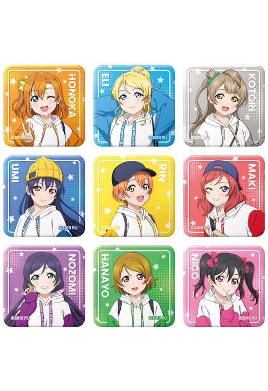 Love Live! Caravan Trading Original Illustration Square Can Badge