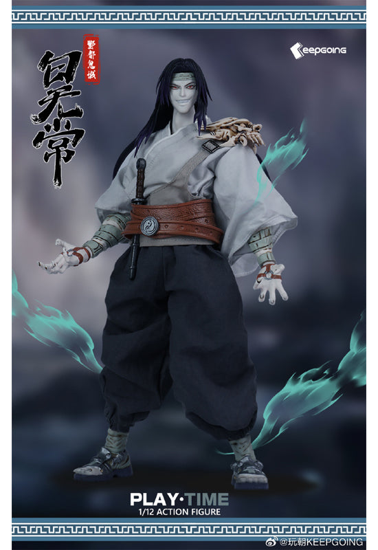 GHOSTS STORIES KEEPGOING STUDIO SERIES FENG DU GHOST TOWN THE WHITE GHOST 1/12 SCALE ACTION FIGURE