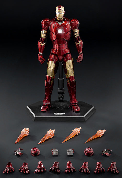 Marvel Studios: The Infinity Saga THREEZERO DLX Iron Man Mark 3 (Battl