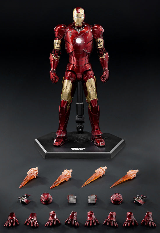 Marvel Studios: The Infinity Saga THREEZERO DLX Iron Man Mark 3 (Battle Damaged)
