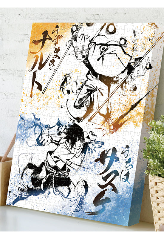 NARUTO -Shippuden- Ensky Art Board Jigsaw Puzzle 366 Piece ATB-79 Sumie Naruto & Sasuke