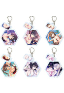 Shinovi Master Senran Kagura: NEW LINK A3 Acrylic Key Chain with Mini Parts 03 Box 2 (Official Illustration)