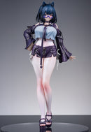 illustrated by dK.senie DKSTUDIO Fitting Room de Stockings wo Erabinagara Sentaku ni Nayamu Kurochako (Heichazi is having trouble choosing stockings in a fitting room)