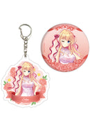 FORTUNE ARTERIAL A3 Acrylic Key Chain & Can Badge Set 01 Sendo Erika Wedding Dress Ver. (Original Illustration)
