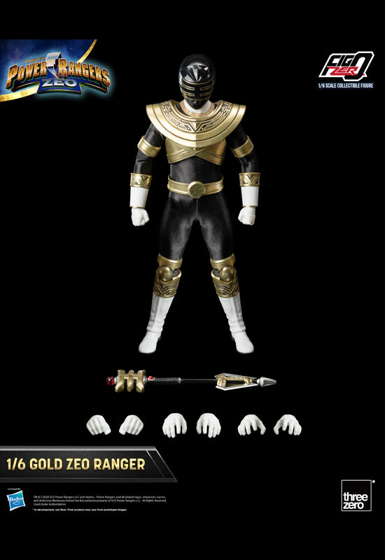 Power Rangers Zeo threezero FigZero 1/6 Gold Zeo Power Ranger