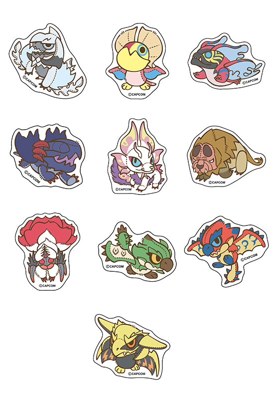 MONSTER HUNTER CAPCOM CHIBI STYLE Die-cut Sticker