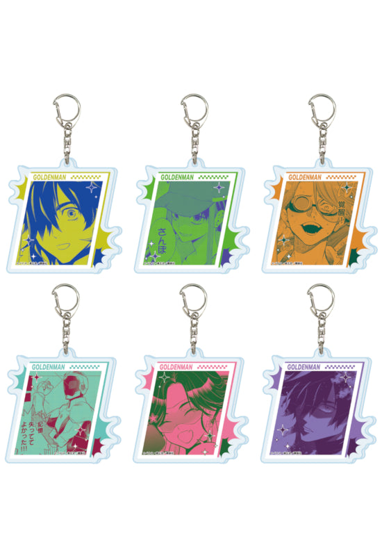 Golden Man A3 Acrylic Key Chain 01 Official Illustration