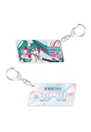 Racing Miku 2025 Ver. Caravan Number Plate Style Key Chain Vol. 2