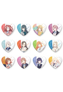Gakuen Idolmaster Culture Entertainment Trading Heart Can Badge