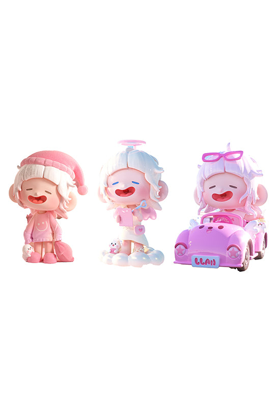 Shenzhen Mabell Animation Development Lazy Pink Dreamland (Set of 8 figures)