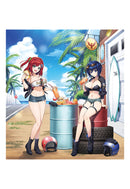 Dolphin Wave Curtain Tamashii Original Illustration Replicate Genga Sakimiya Iruka & Tojo Michiru / Coast Riding