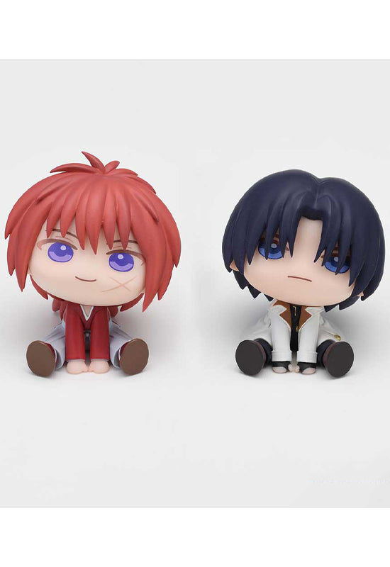Rurouni Kenshin SEGA QyuruMe TV Anime Mini Figure Kenshin Himura ･ Aoshi Shinomori (EX)