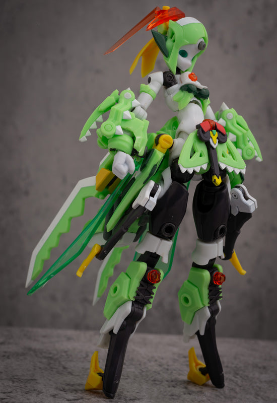 GENE INTERFERENCE QUANKAI STUDIO MANTIS GIRL NON SCALE PLASTIC MODEL KIT