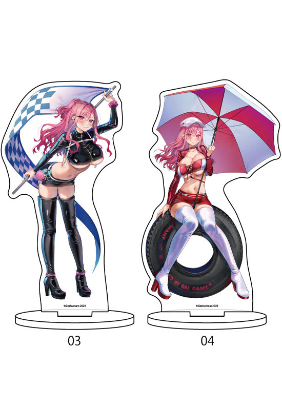 I Want a Gal Gamer to Praise Me A3 Acrylic Stand (Original Illustration)