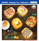 A-muzu Toy Capsule Atsugiri Toast Poach 2 (1 Random Blind Box)