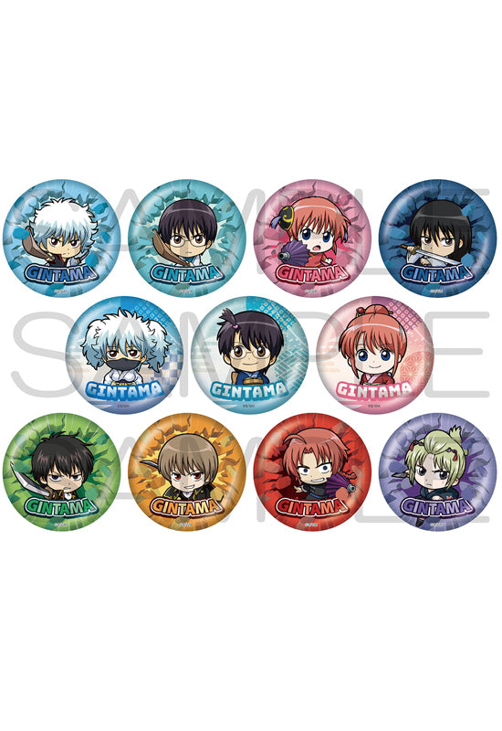 New Gintama The Movie: -Yoshiwara in Flames- KADOKAWA 2.5 Can Badge Collection Battle Ver.