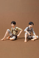 Attack on Titan MEGAHOUSE G.E.M. Series Palm size Eren／ Squad Captain Levi set