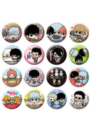 Gintama MEGAHOUSE Metal Badge Collection Famous Scene Ver. （Repeat）