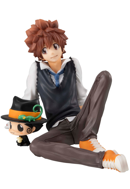 Katekyo Hitman Reborn! MEGAHOUSE G.E.M. Series Palm size Tsuna & Reborn