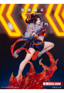SLAY THE GODS PPDF HONG YING ROSE FIRE FEATHER CLOAK 1/6 SCALE FIGURE