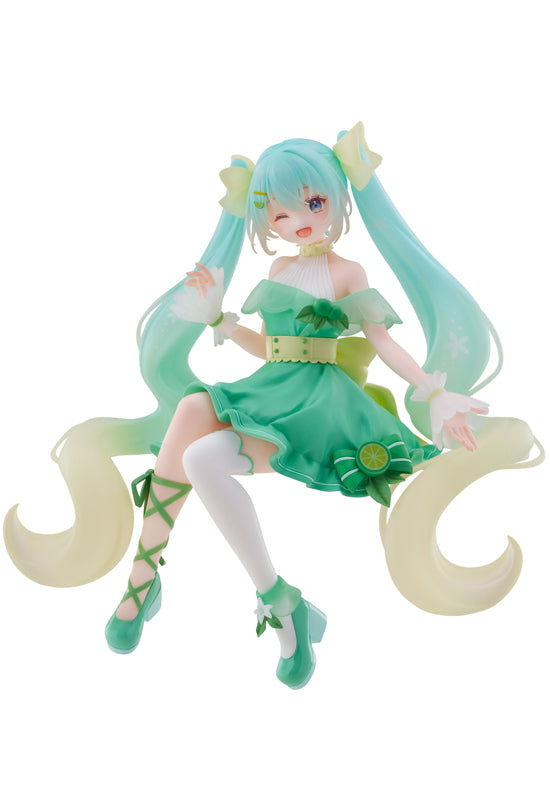 Hatsune Miku FuRyu Noodle Stopper Figure Hatsune Miku -Lime ver.-