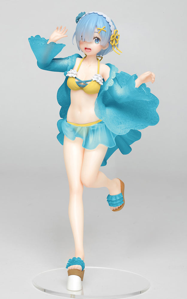 Re:Zero Starting Life in Another World TAITO Precious Figure Rem Original Frill Swimwear Ver. Renewal Edition