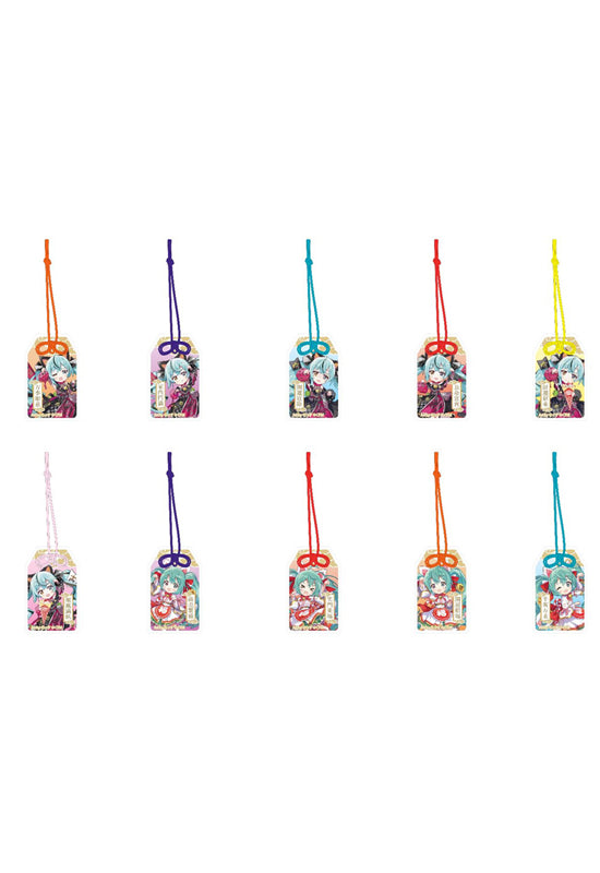 Hatsune Miku x Maneki-neko KADOKAWA Omamori Style by Benefit Acrylic Key Chain Art by Rassu