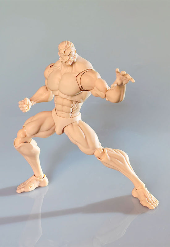 K-TOYS 1/12 SCALE ACTION FIGURE FIGURE MUSCULAR MAN BODY KT01B NORMAL SKIN