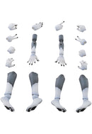 Kemopla Aoshima KO-02RGW Arm & Leg Parts Set 01 (Gray Wolf Color)