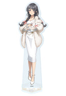 Rascal Does Not Dream of Santa Claus A3 Acrylic Stand 07 Sakurajima Mai White Winter Ver. (Original Illustration)