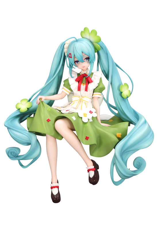 Hatsune Miku FuRyu Noodle Stopper Figure -Flower Fairy Clover-