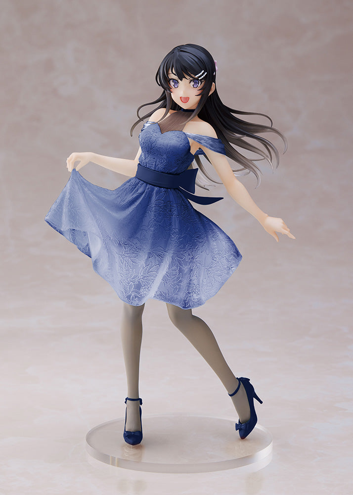 Rascal Does Not Dream of Bunny Girl Senpai Taito Coreful Figure Mai Sakurajima (Clear Dress Ver.) Renewal Edition