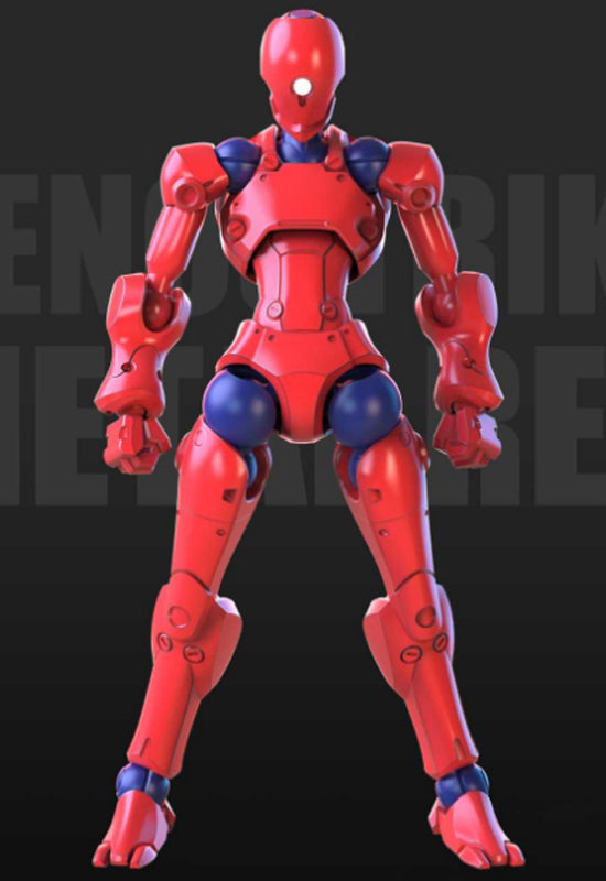 3 MIN PROJECT SHEIK MAINLAND XENOSTRIKE 1/18 SCALE PLASTIC MODEL KIT (RED)