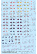 Megami Device Kotobukiya Desire Maiden Raider Sugar Glaze Eye Decal Set
