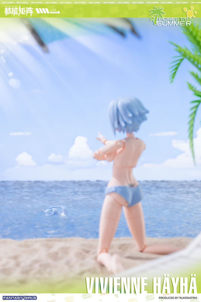 FOREST'S SUMMER FANTASY GIRLS NUKE MATRIX VIVIENNE HAYHA PLASTIC MODEL KIT