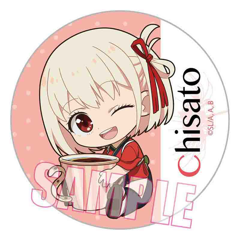 Lycoris Recoil Bell House Trading Can Badge GyuGyutto (1 Random)