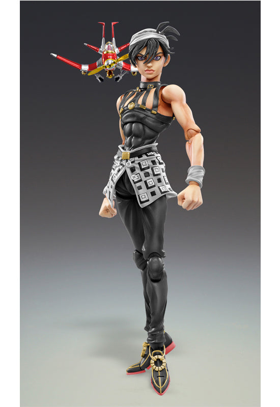 JoJo's Bizarre Adventure -Part V- Medicos Entertainment Super Action Statue Narancia Ghirga & Aerosmith Ver. Black