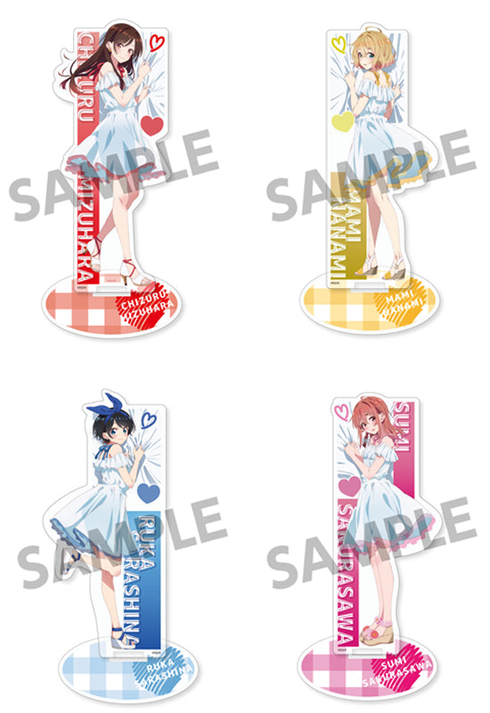 Rent-A-Girlfriend Hobby Stock Original Illustration Acrylic Figure (1-4 Selection)