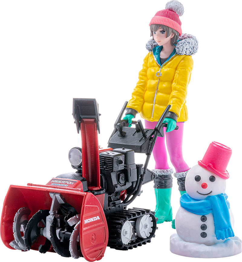 PLAMAX Max Factory MF-62: minimum factory Minori with Honda Small Snow Plow HSS1170n (JX) (re-run)