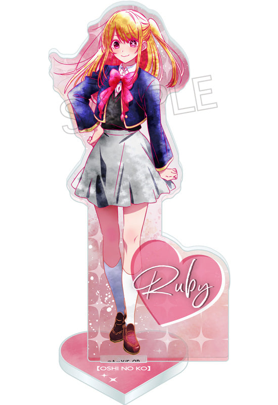 Oshi no Ko Twinkle Wet Color Series Acrylic Stand Ruby