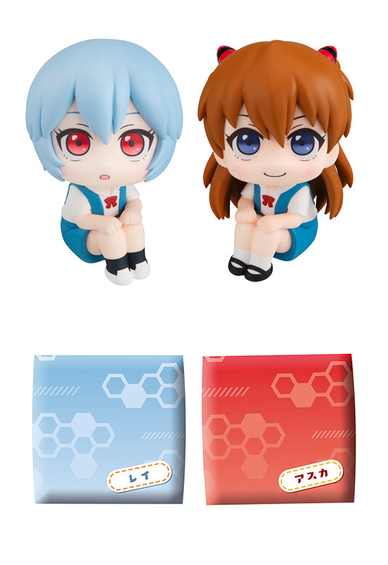 Evangelion： 3.0+1.0 Thrice Upon a Time MEGAHOUSE Lookup Rei Ayanami ＆Shikinami Asuka Langley Set 【with gift】