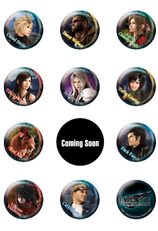 Final Fantasy VII Rebirth Square Enix Can Badge Collection (1 Random)