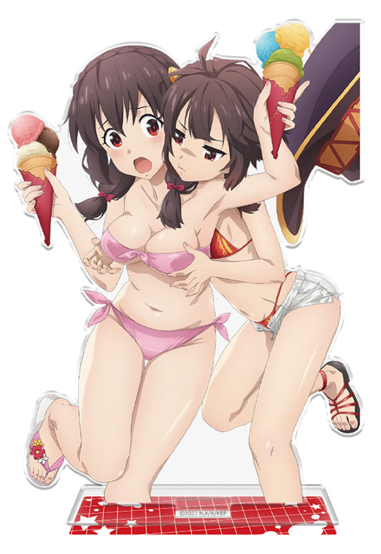 Kono Subarashii Sekai ni Bakuen wo! azumaker Acrylic Chara Stand D Megumin & Yunyun