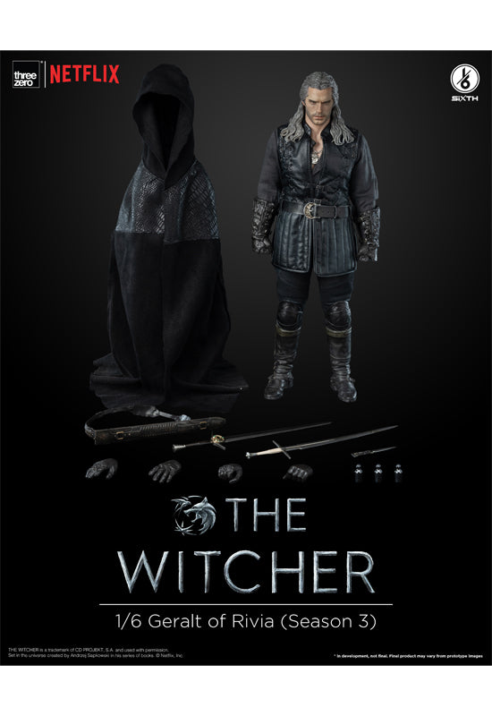 The Witcher threezero 3A 1/6 Geralt of Rivia Season 3