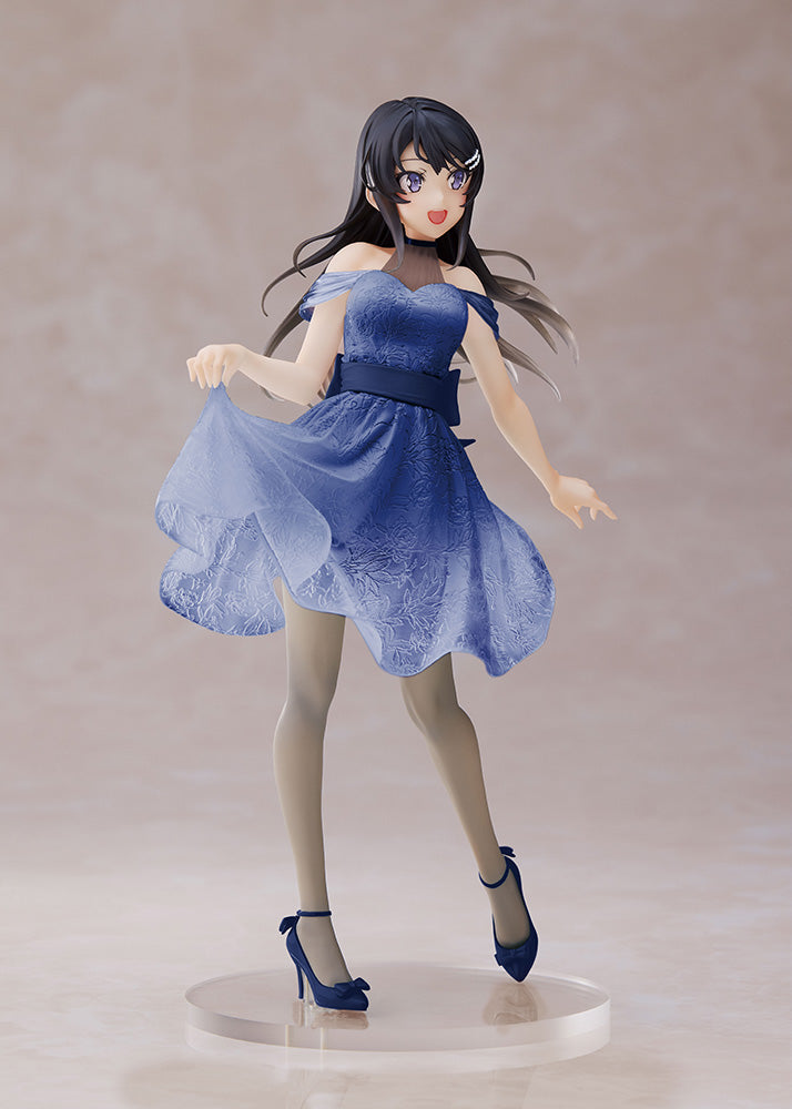 Rascal Does Not Dream of Bunny Girl Senpai Taito Coreful Figure Mai Sakurajima (Clear Dress Ver.) Renewal Edition