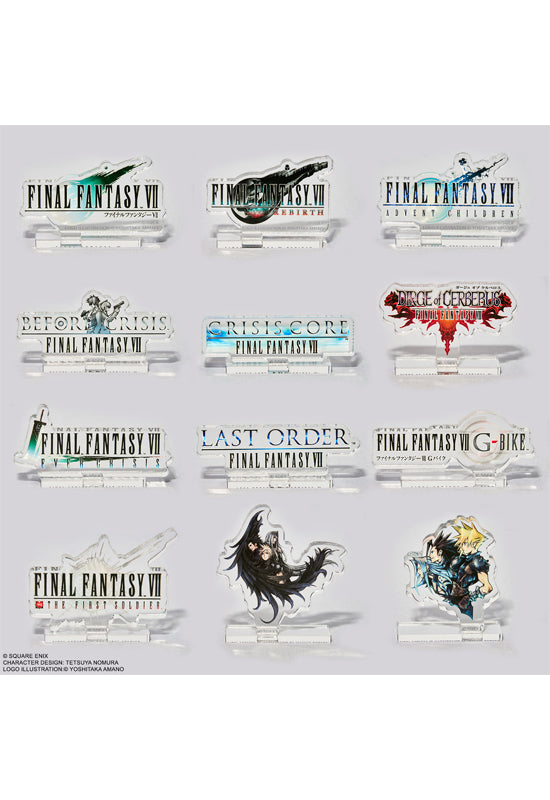 Final Fantasy VII Square Enix Series Logo Acrylic Stand Collection (1 Random)