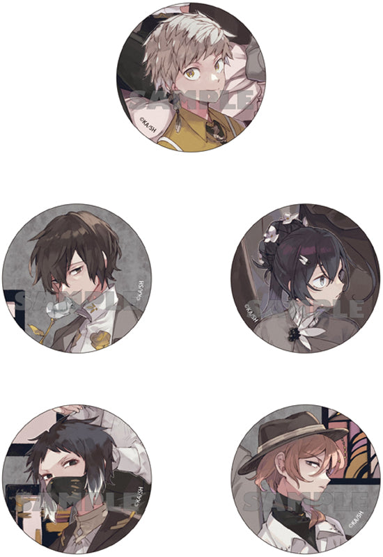 Bungo Stray Dogs KADOKAWA Harukawa 35 Illustration Can Badge (1-5 Selection)