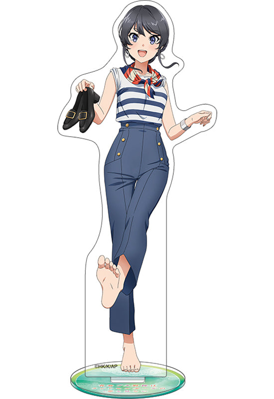 Rascal Doesn't Dream of a School Bag Girl Movic Acrylic Stand Sakurajima Mai Odekake Summer