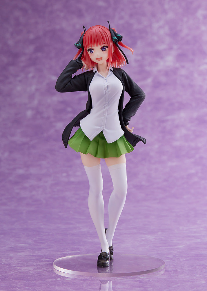 The Quintessential Quintuplets 2 Taito Coreful Figure Nino Nakano (School Uniform Ver.) Renewal Edition