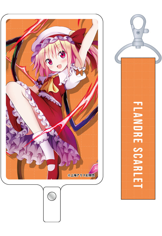 Touhou Project Movic Phone Tab & Strap Set Flandre Scarlet